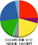 日本軽金属ホールディングス 貸借対照表 2024年6月期