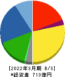 TOWA 貸借対照表 2022年3月期 TOWA 貸借対照表 2022年3月期