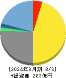 宮越ホールディングス 貸借対照表 2024年6月期