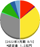 ＴＢＳホールディングス 貸借対照表 2022年3月期