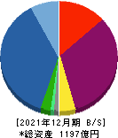 リニューアブル・ジャパン 貸借対照表 2021年12月期 リニューアブル・ジャパン 貸借対照表 2021年12月期