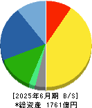 パイロットコーポレーション 貸借対照表 2025年6月期