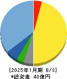 ジャストプランニング 貸借対照表 2025年1月期