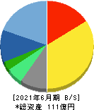 インテリジェント ウェイブ 貸借対照表 2021年6月期 インテリジェント ウェイブ 貸借対照表 2021年6月期