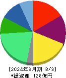 ＩＮＥＳＴ 貸借対照表 2024年6月期
