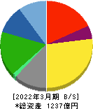 朝日放送グループホールディングス 貸借対照表 2022年3月期