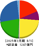東邦チタニウム 貸借対照表 2025年3月期