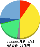 すららネット 貸借対照表 2024年6月期