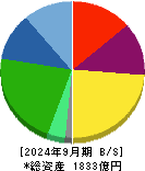 メニコン 貸借対照表 2024年9月期
