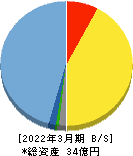 シンクロ・フード 貸借対照表 2022年3月期 シンクロ・フード 貸借対照表 2022年3月期