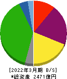 飯野海運 貸借対照表 2022年3月期 飯野海運 貸借対照表 2022年3月期
