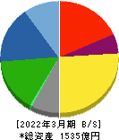 月島ホールディングス 貸借対照表 2022年3月期