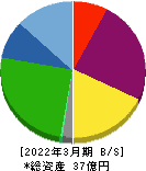 テスク 貸借対照表 2022年3月期