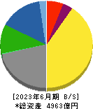 テレビ朝日ホールディングス 貸借対照表 2023年6月期