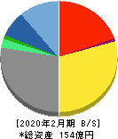 テラスカイ 貸借対照表 2020年2月期