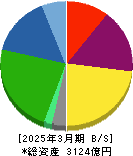 ベルーナ 貸借対照表 2025年3月期