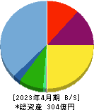 アストロスケールホールディングス 貸借対照表 2023年4月期 アストロスケールホールディングス 貸借対照表 2023年4月期
