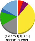 丸八ホールディングス 貸借対照表 2024年6月期 丸八ホールディングス 貸借対照表 2024年6月期
