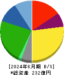 ニッキ 貸借対照表 2024年6月期 ニッキ 貸借対照表 2024年6月期