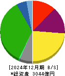 飯野海運 貸借対照表 2024年12月期
