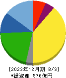 ステラケミファ 貸借対照表 2023年12月期