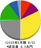 日本郵船 貸借対照表 2025年6月期