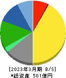 ＣＹＢＥＲＤＹＮＥ 貸借対照表 2023年3月期