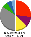 東京電力ホールディングス 貸借対照表 2024年3月期