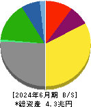日本郵船 貸借対照表 2024年6月期