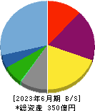 ＪＰホールディングス 貸借対照表 2023年6月期