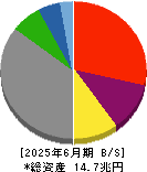 東京電力ホールディングス 貸借対照表 2025年6月期