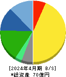 アスカネット 貸借対照表 2024年4月期 アスカネット 貸借対照表 2024年4月期