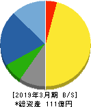 テセック 貸借対照表 2019年3月期 テセック 貸借対照表 2019年3月期