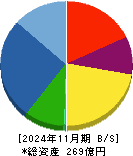 アドテックプラズマテクノロジー 貸借対照表 2024年11月期