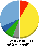 セルソース 貸借対照表 2025年7月期