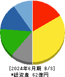 日本アイ・エス・ケイ 貸借対照表 2024年6月期