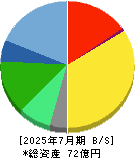 システム　ディ 貸借対照表 2025年7月期