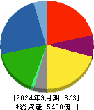 日本軽金属ホールディングス 貸借対照表 2024年9月期