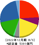 日本軽金属ホールディングス 貸借対照表 2022年12月期