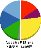 セフテック 貸借対照表 2022年9月期