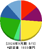メニコン 貸借対照表 2024年9月期