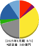 フジ日本 貸借対照表 2025年6月期