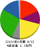 王子ホールディングス 貸借対照表 2022年6月期