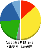 大成ラミックグループ 貸借対照表 2024年6月期