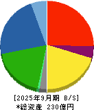 日本鋳鉄管 貸借対照表 2025年9月期