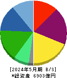 ＤＣＭホールディングス 貸借対照表 2024年5月期
