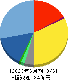 イントラスト 貸借対照表 2023年6月期