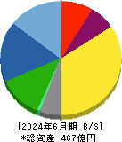 リズム 貸借対照表 2024年6月期
