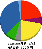 日本アビオニクス 貸借対照表 2025年9月期
