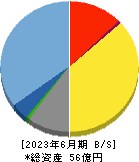 データ・アプリケーション 貸借対照表 2023年6月期